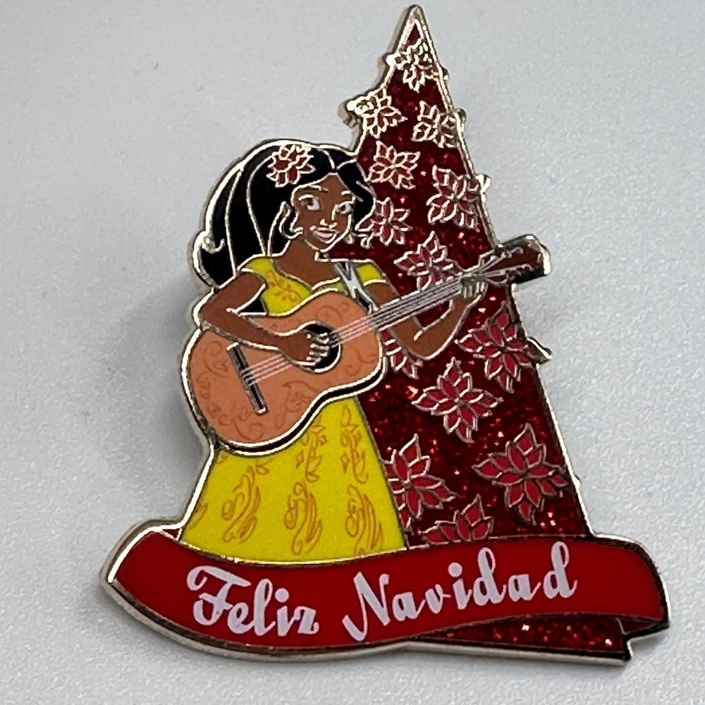 Elena of Avalor Disney Pin 2017 Christmas Feliz Navidad id#127348 Red Sparkles